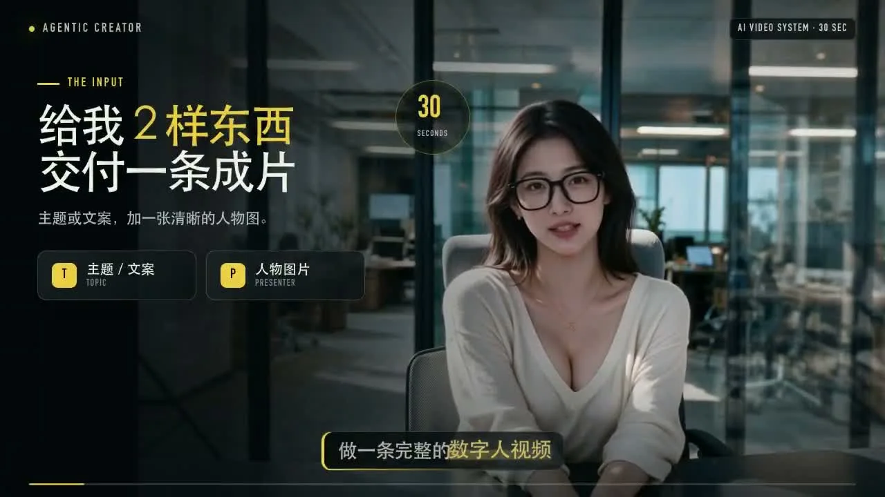 把讲解做成数字人视频作品画面